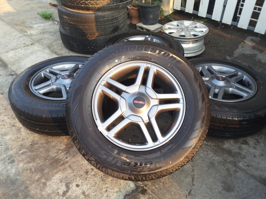 ล้อ isuzu bluepower x series ขอบ 16 พร้อมยางถอดป้ายแดง ชุดล่ะ 17000