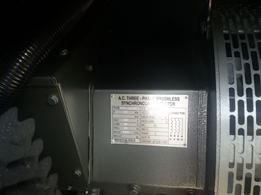 ขายเครื่องปั่นไฟรุ่นใหม่ ขนาด25kvaพร้อมตู้เก็บเสียงเทนอก