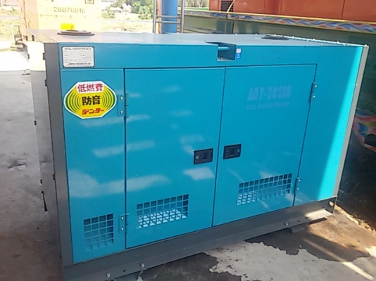 ขายเครื่องปั่นไฟรุ่นใหม่ ขนาด25kvaพร้อมตู้เก็บเสียงเทนอก