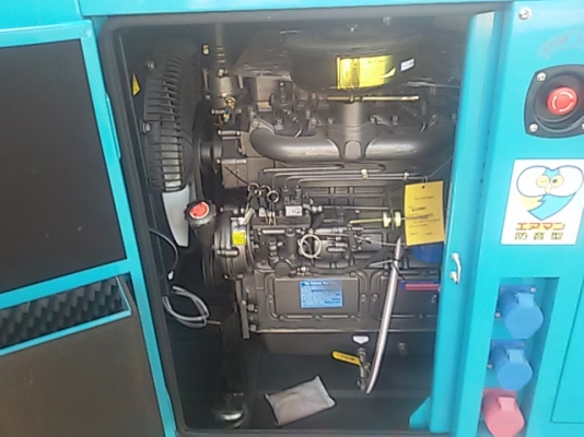 ขายเครื่องปั่นไฟรุ่นใหม่ ขนาด25kvaพร้อมตู้เก็บเสียงเทนอก