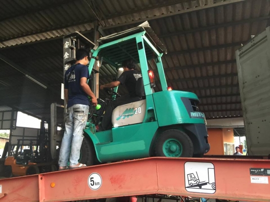 ขาย ฟอล์คลิฟต์ 2 ตัน  MITSUBISHI FD20 รถมือ 2 นำเข้าจากญี่ปุ่น