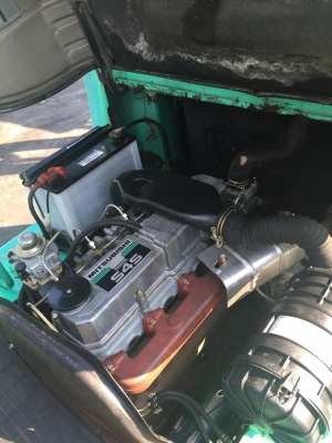 ขาย ฟอล์คลิฟต์ 2.5 ตัน MITSUBISHI FD25 รถมือ 2 นำเข้าจากญี่ปุ่น  เสา 4.5 เมตร