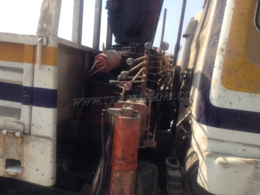 10 ล้อ HINO FD   เครน 4.5 ตัน เครื่อง HO6C เทอร์โบ 220 แรงม้า