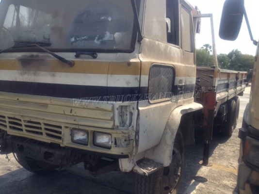 10 ล้อ HINO FD   เครน 4.5 ตัน เครื่อง HO6C เทอร์โบ 220 แรงม้า