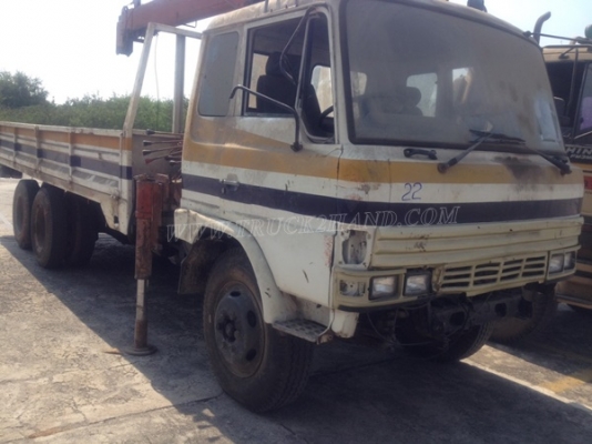 10 ล้อ HINO FD   เครน 4.5 ตัน เครื่อง HO6C เทอร์โบ 220 แรงม้า