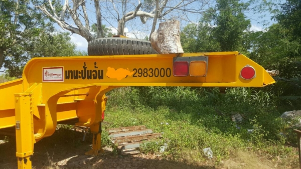 ขายหางโลเบต 3 เพลาปี 2557 ทะเบียนพร้อม มีสะพานไฮดรอลิค ราคา 650000