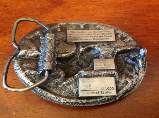 ขายหัวเข็มขัด LEWIS CO RODEO, PEWTER SERIES 1984,1985,1986 Limited Edition หัวละ
