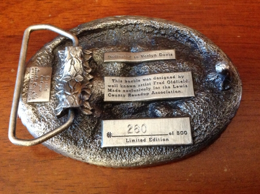 ขายหัวเข็มขัด LEWIS CO RODEO, PEWTER SERIES 1984,1985,1986 Limited Edition หัวละ