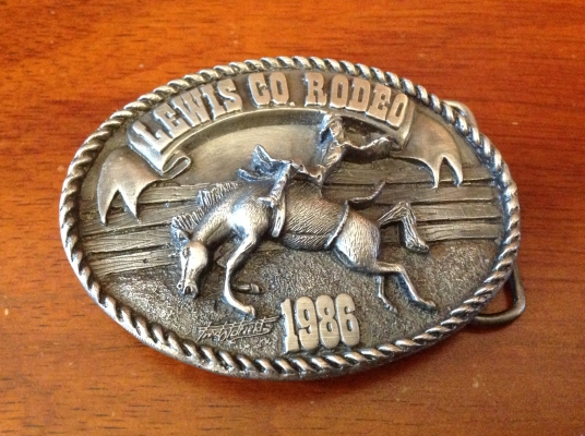 ขายหัวเข็มขัด LEWIS CO RODEO, PEWTER SERIES 1984,1985,1986 Limited Edition หัวละ