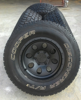 ขาย ยางCOOPER 265/70/16 MADE IN USA  พร้อมล้อหยดน้ำLENSO