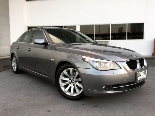 **Bmw 520d ปี08 สีเทา ออฟชั่นครบ ออกศูนย์แท้ เลขไมล์น้อย สวยจัด ไร้ที่ติ**