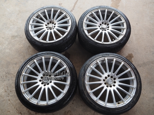 ล้อมือสอง Forge GTR racing ขอบ18 5รู100,5รู114 กว้าง8