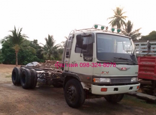 ขายสิบล้อหัวแชสซี Hino หัวสิงไฮเทค แชสซีจ้าวอืนทรีย์ เครื่อง HO7D-185 แรง เบรคจิฟฟี่ สโลด์ครบ แอร์พร้อม ทะเบียนพร้อม