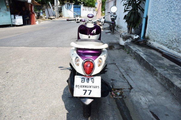 Fino 2012 รถบ้านแท้ เล่มทะเบียนชุดโอนภาษีพรบครบ ทะเบียนสวย