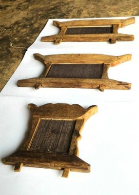 ฟืมทอผ้าตีนซิ่น ไม้เก่า ไม้โบราณ ชุดนี้เหมาะมากที่จะนำไปตกแต่งร้านค้า