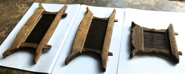 ฟืมทอผ้าตีนซิ่น ไม้เก่า ไม้โบราณ ชุดนี้เหมาะมากที่จะนำไปตกแต่งร้านค้า