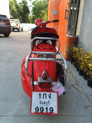 ขาย Vespa 64 อินเดีย พร้อมทะเบียนแท้โอนขนส่ง สีทำมาใหม่ไม่มีผุสภาพสวยมาก เครื่องดีมาก