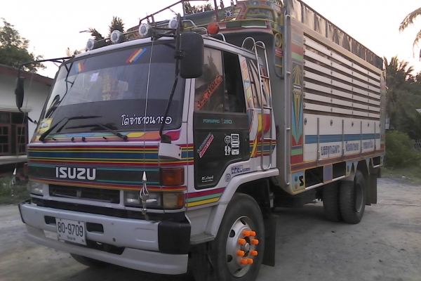 ขาย6ล้อร๊อคหัวนอกเครื่อง6HE195แรงดั้มเกษตรข้างปิเนียมรถสวยพร้อมใช้