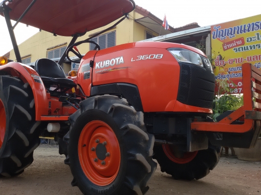 ปัญญาแทรคเตอร์..จัดมาให้ครับ ด่วน!!!คูโบต้า L3608 พร้อมผาน6 ตราช้าง22&times;6รถไร่สีเดิมๆ จัดส่ง อ.เมือง จ.นครสวรรค์