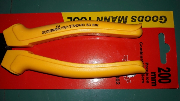 ขายคีมปากจิ้งจกงานใหม่GOODSMANN TOOL ขนาด200mm.