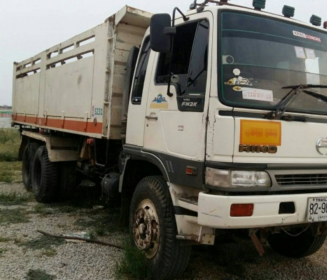 สิบล้อ ฮีโน่ FM3M 240ดั้ม 2เพา สภาพดีสวย (มีระบบลำโพงลากจูง) ทะเบียนพร้อมโอน