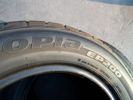 205/55R16 BRIDGESTONE ECOPIA EP-200 ปี13 สวย หนานิ่ม วิ่งเงียบ ชุด 4 เส้น tel.081-427-3941 ไอดีไลน์  0814273941