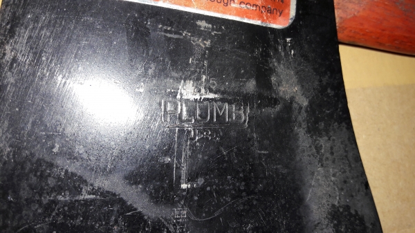 ขายขวานพลัมเมกางานใหม่เก่าเก็บ PLUMB AXE Tasmanian Made in USA.