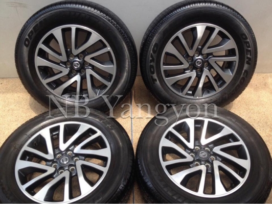 ล้อแม็ก Navara Np300 ขอบ18 พร้อมยาง 255-60-18 ปี14