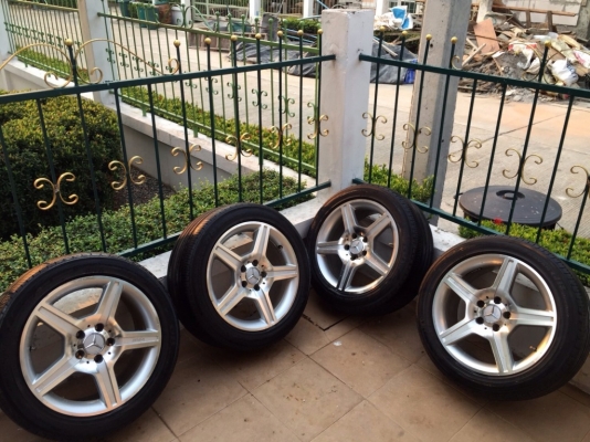 AMG ขอบ17" 5รู 112 พร้อมยางชุดละ 18,500บาท