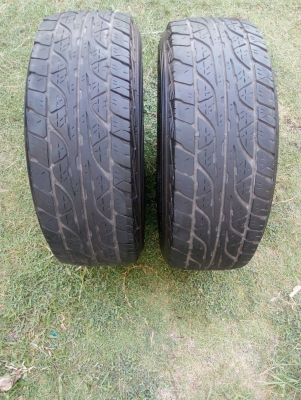 265/70R16 DUNLOP GRANDTREK  A/T3  ตัวหนังสือขาว ปีใหม่ 2015 ไม่มีปะ  มี 2 เส้น tel.081-427-3941 ไอดีไลน์ 0814273941