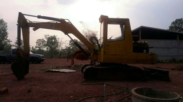 ขายรถแบคโฮ NISSAN N45 เครื่องอีซูซุ ปั๊มดี ช่วงล่างดี ราคา 115000