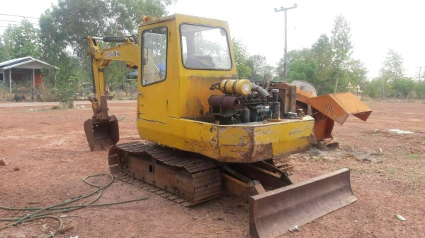 ขายรถแบคโฮ NISSAN N45 เครื่องอีซูซุ ปั๊มดี ช่วงล่างดี ราคา 115000