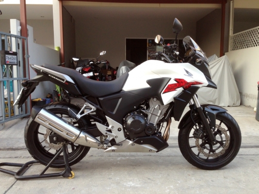((ดาวน์38000)) ขาย CB500X ปลายปี2013 สภาพสวย ไม่ล้ม ไม่ชน  ราคา158000 บาท