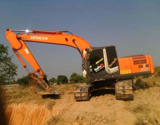 ขายรถแบคโฮ HITACHI ZX200-3 เอกสารเล่มทะเบียน 10000 ชม.ราคา 1480000