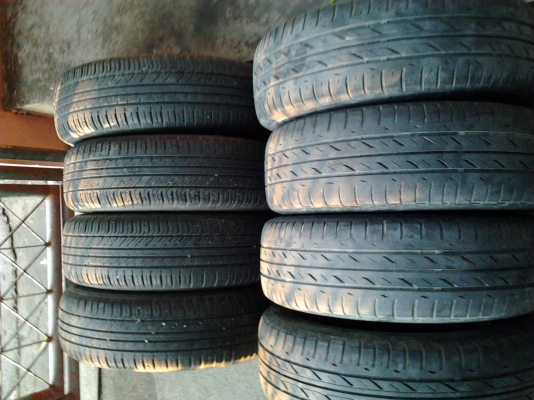 กะทะพร้อมยางขอบ15 4รู100 ชุดละ1600บาท ของมีเรื่อยๆ