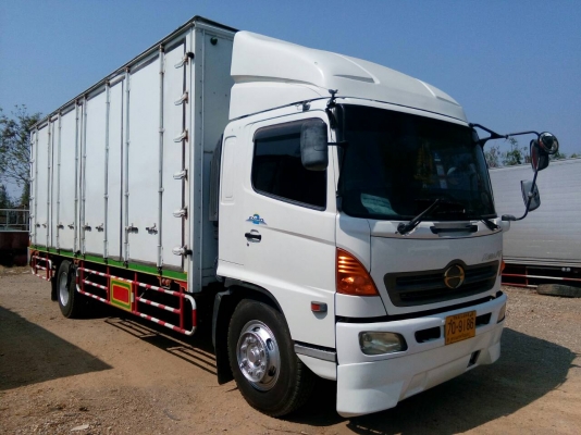 6 ล้อใหญ่ Euro.2  HINO MEGA  FG1J 220 แรงม้า *ยาว 7.20 ม.* รถสวยเดิม+สวยจริง * รถห้างแท้ * มีเล่มพร้อมโอน *