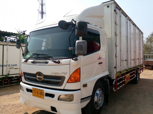 6 ล้อใหญ่ Euro.2  HINO MEGA  FG1J 220 แรงม้า *ยาว 7.20 ม.* รถสวยเดิม+สวยจริง * รถห้างแท้ * มีเล่มพร้อมโอน *