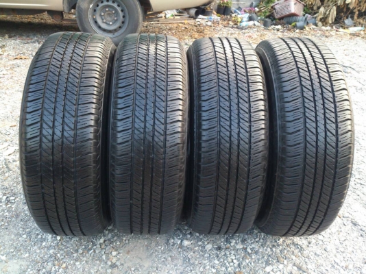 ขายยาง บริดสโตน 265/65R17 ยางสัปดาห์ที่45 ปี13  ดอกยางเต็มนิ่มหนาสดเท่ากันไม่แตกลายไม่ร้าวไม่กินข้างไม่มีปะสวยมาก จำนวน 1 ชุด