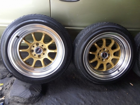 XXR 15 กว้าง 8 เดิมๆสภาพสวย พร้อมยางดันลอป 195 50 15 ดอกเต็ม XXR 15 กว้าง 8 เดิมๆสภาพสวย พร้อมยางดันลอป 195 50 15 ดอกเต็ม