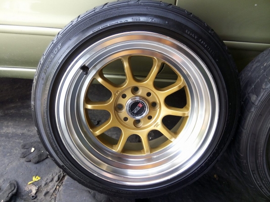 XXR 15 กว้าง 8 เดิมๆสภาพสวย พร้อมยางดันลอป 195 50 15 ดอกเต็ม XXR 15 กว้าง 8 เดิมๆสภาพสวย พร้อมยางดันลอป 195 50 15 ดอกเต็ม