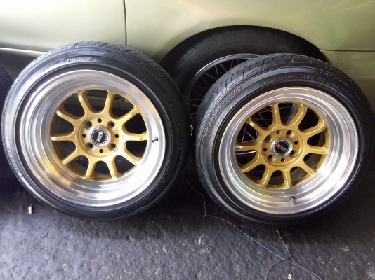 XXR 15 กว้าง 8 เดิมๆสภาพสวย พร้อมยางดันลอป 195 50 15 ดอกเต็ม XXR 15 กว้าง 8 เดิมๆสภาพสวย พร้อมยางดันลอป 195 50 15 ดอกเต็ม