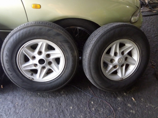 แม็กเดิมรถกระบะมิตซูบิชิ 6 รู พร้อมยาง ราคา 4900 บาท