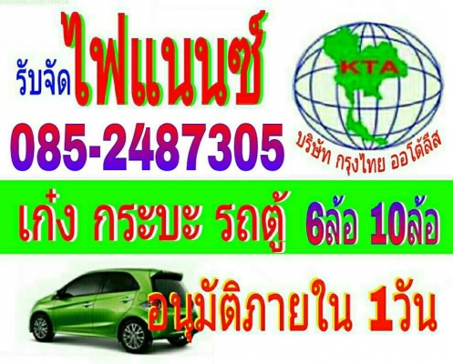 รีไฟแนนซ์หรือจัดไฟแนนซ์ไม่ตรวจแบล็คลิสต์