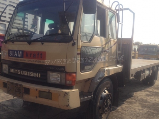 รถมิตซูบิชิ พื้นเรียบ 220 แรงม้า จดทะเบียนปี 2546 กระบะยาว 7.20 เมตร