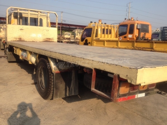 รถมิตซูบิชิ พื้นเรียบ 220 แรงม้า จดทะเบียนปี 2546 กระบะยาว 7.20 เมตร