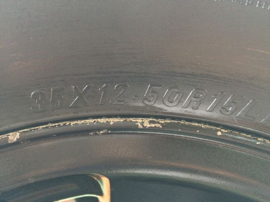 ล้อลาย vx 80 พร้อมยาง mud 35