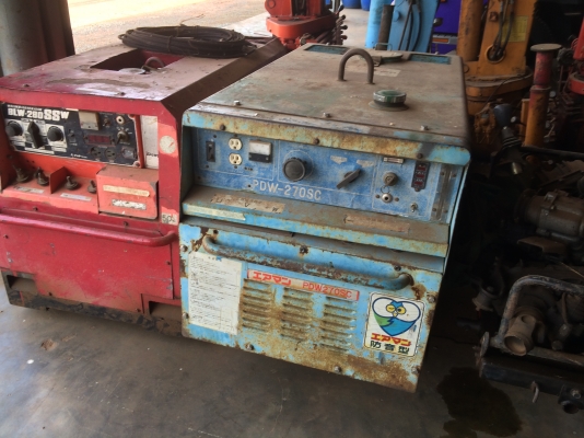 ขายเครื่องปั่นไฟพร้อมเชื่อมได้ 2 หัว ของเก่ามือสองจากญี่ปุ่น