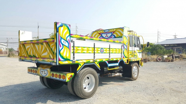 ขายรถ MITSUBISHI FUSO FK457F ดั้มดิน เครื่อง6D16 195 แรงม้า(ยัดโบ) เครื่องดี เกียร์ดี เพลาบุ๋ม พวงมาลัยเพาเวอร์ เบรคทิฟฟี่  คัสซีสวยตลอดเส้น  กระบะ ยาว 3.80ม. ,กว้าง 2.35ม.  รถพร้อมใช้งาน เอกสารพร้อมโอน