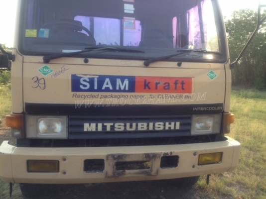 รถมิตซูบิชิ พื้นเรียบ 220 แรงม้า รุ่น FK457MSR6DH3 จดทะเบียนปี 2546