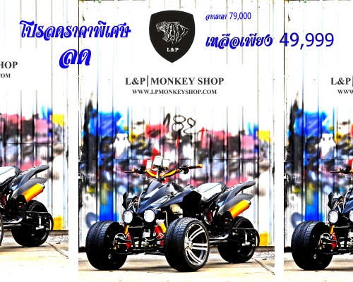 ลดราคาเหลือเพียง 49,999 เท่านั้น เอทีวีมาใหม่ล่าสุด SPORT VIP  3ล้อ 4ล้อ 125 / 250 cc แต่งล้อแม็ก และ ล้อกะทะ ราคา พิเศษ